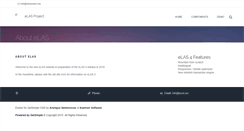 Desktop Screenshot of elasproject.org